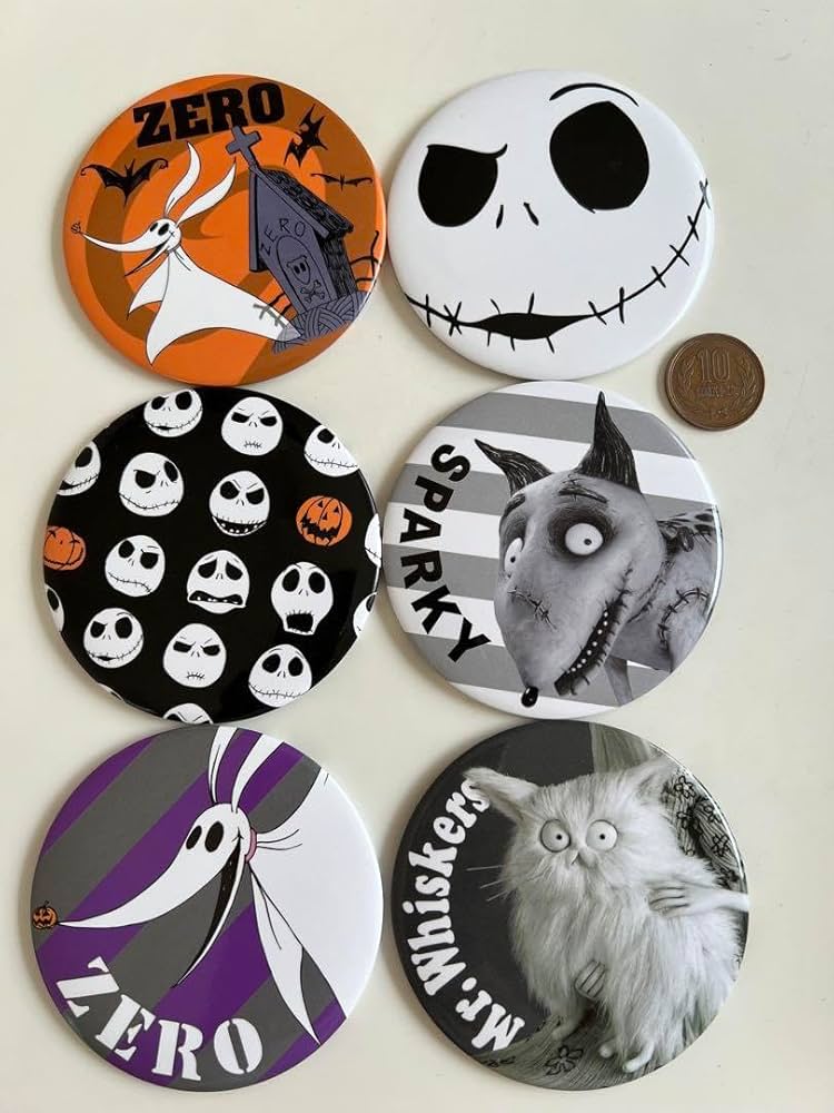 Amazon.co.jp: ティムバートン 缶バッジ セット ナイトメア